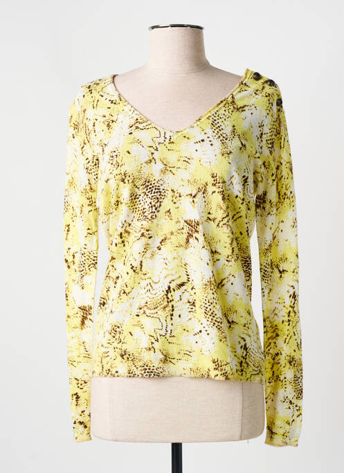 Pull jaune ONE STEP pour femme
