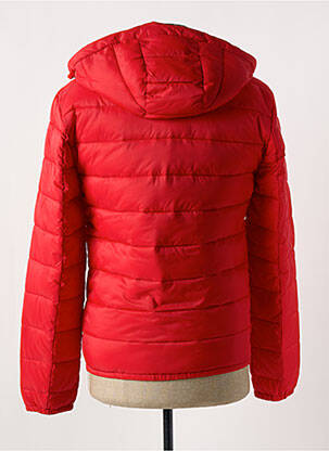 Doudoune manches longues a capuche rouge CELIO homme