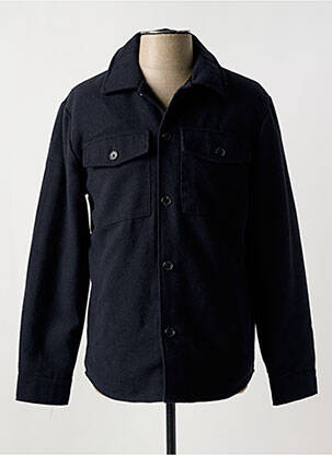 Manteau court poches sans capuche bleu JACK & JONES homme