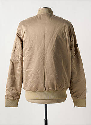 Blouson finition intérieure doublure satiné beige JACK & JONES homme