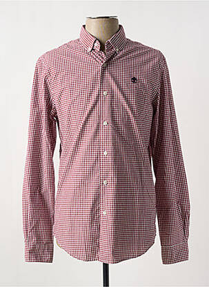 Chemise manches longues manches longues rouge TIMBERLAND homme