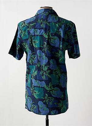 Chemise manches courtes imprimé fantaisie bleu TOMMY HILFIGER homme