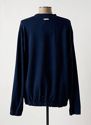 Sweat-shirt manches longues manches longues bleu HUMILITY femme