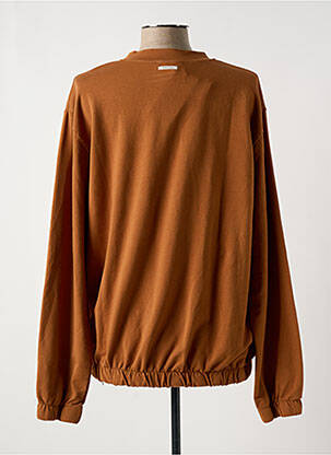 Sweat-shirt manches longues manches longues marron HUMILITY femme