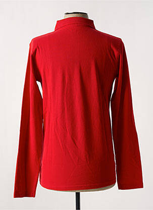Polo manches longues manches longues rouge SLAZENGER homme