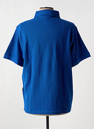 Polo fermeture boutonnée sur le devant manches courtes bleu SLAZENGER homme