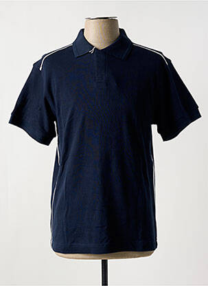 Polo fermeture boutonnée sur le devant manches courtes bleu SLAZENGER homme