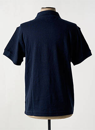 Polo fermeture boutonnée sur le devant manches courtes bleu SLAZENGER homme