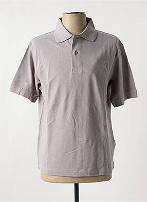 Polo fermeture boutonnée sur le devant manches courtes gris SLAZENGER homme