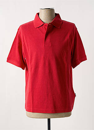 Polo fermeture boutonnée sur le devant manches courtes rouge SLAZENGER homme