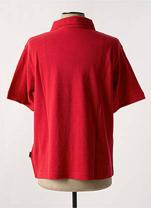 Polo fermeture boutonnée sur le devant manches courtes rouge SLAZENGER homme
