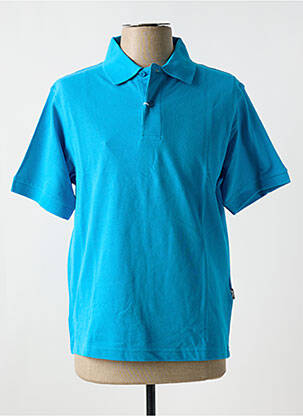 Polo fermeture boutonnée sur le devant manches courtes bleu SLAZENGER homme