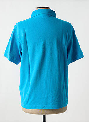 Polo fermeture boutonnée sur le devant manches courtes bleu SLAZENGER homme