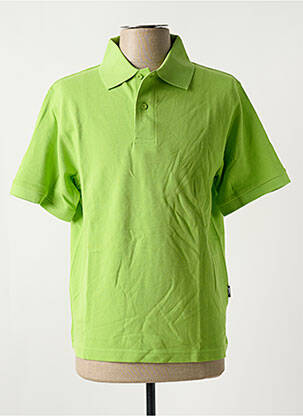 Polo fermeture boutonnée sur le devant manches courtes vert SLAZENGER homme