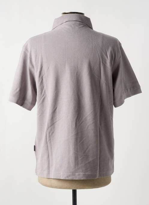 Polo fermeture boutonnée sur le devant manches courtes gris SLAZENGER homme