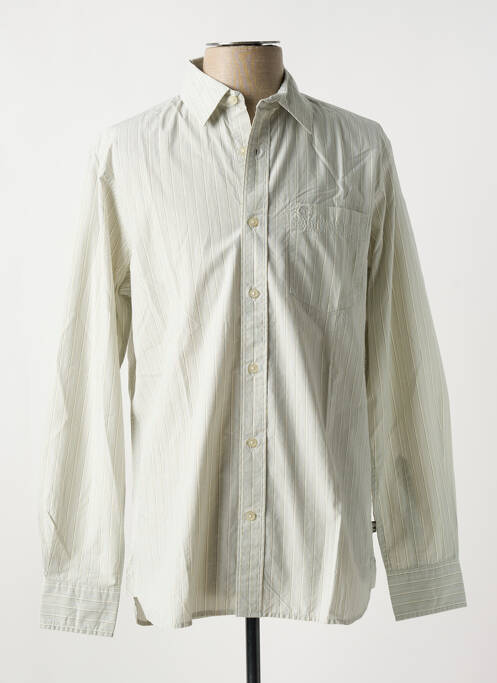 Chemise manches longues gris clair TIMBERLAND pour homme