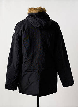 Parka manches longues a capuche noir TED LAPIDUS homme