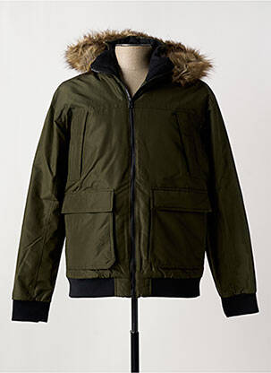 Blouson capuche vert JACK & JONES homme