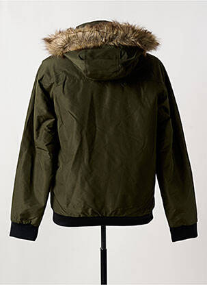 Blouson capuche vert JACK & JONES homme
