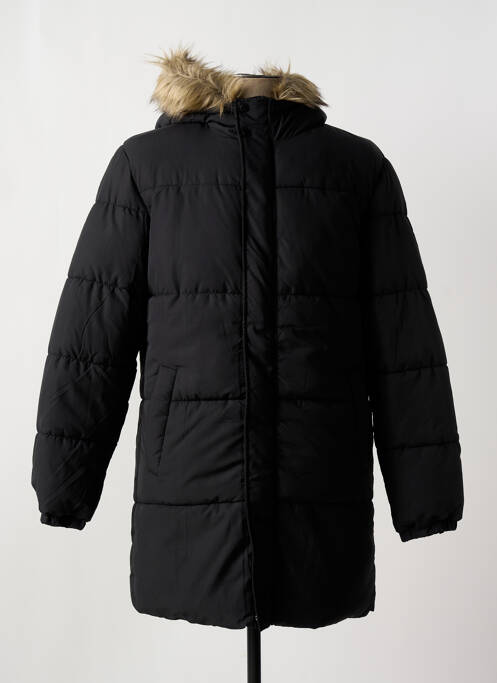 Doudoune manches longues a capuche noir JACK & JONES homme