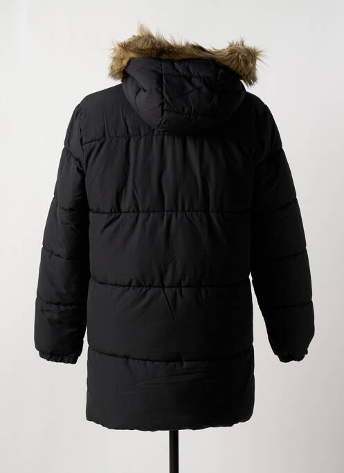 Doudoune manches longues a capuche noir JACK & JONES homme
