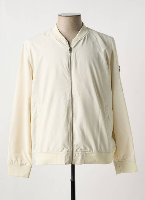 Veste casual beige JACK & JONES pour homme