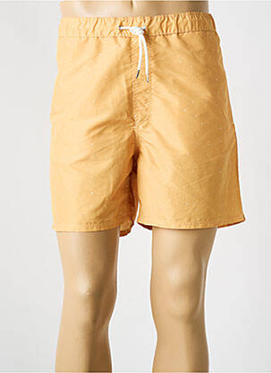Short de bain imprimé fantaisie jaune CHEVIGNON homme