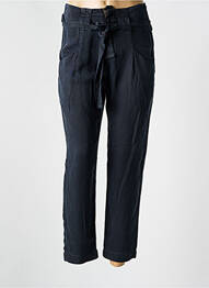 Pantalon 7/8 fermeture zippée sous rabat boutonné taille normale gris LOIS femme