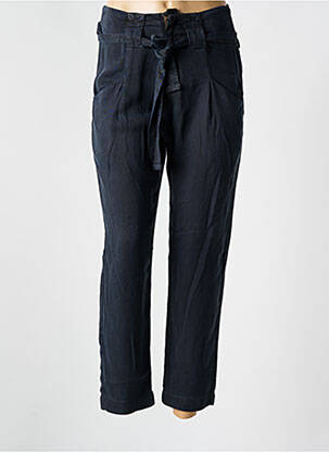 Pantalon 7/8 fermeture zippée sous rabat boutonné taille normale gris LOIS femme