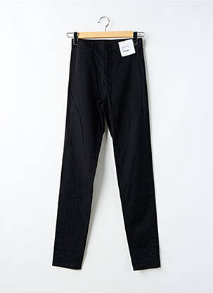 Pantalon slim tissage popeline taille normale noir LE COQ SPORTIF femme