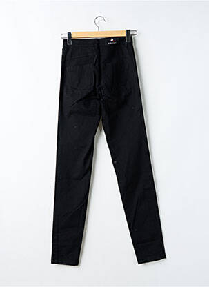 Pantalon slim tissage popeline taille normale noir LE COQ SPORTIF femme