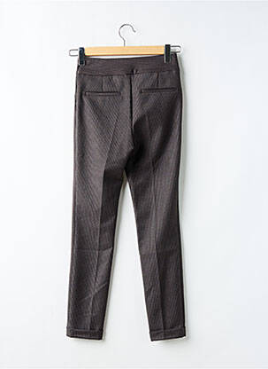 Pantalon 7/8 taille haute taille haute gris CAROLL femme