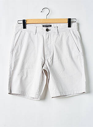 Short tissage popeline taille normale gris EDWEEN PEARSON homme