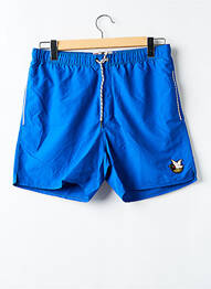 Short de bain effet matière satinée bleu CHEVIGNON homme