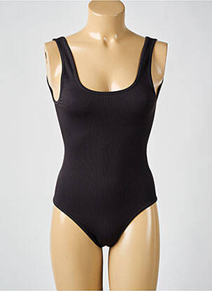 Body sérigraphie fines bretelles noir WOLFORD femme