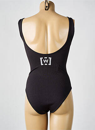Body sérigraphie fines bretelles noir WOLFORD femme