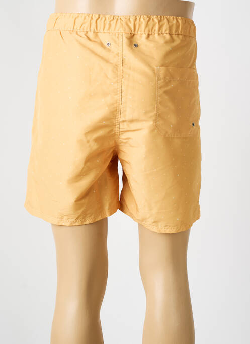 Short de bain imprimé fantaisie jaune CHEVIGNON homme