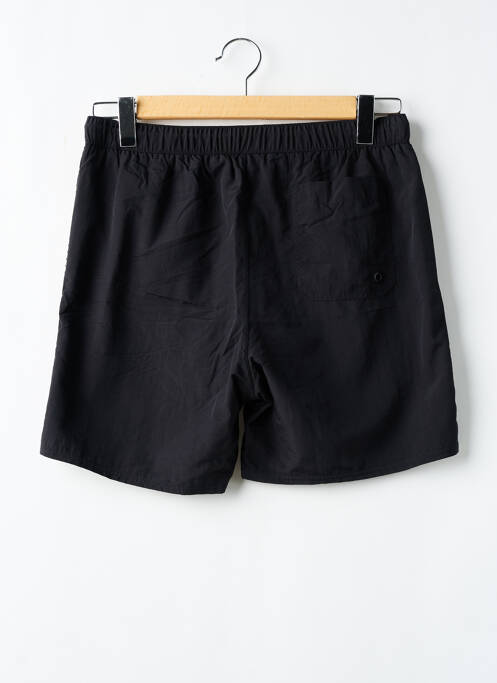 Short de bain effet matière satinée noir CHEVIGNON homme