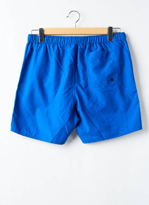 Short de bain effet matière satinée bleu CHEVIGNON homme