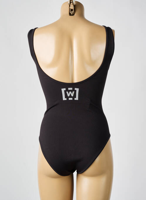Body stretch fines bretelles noir WOLFORD femme