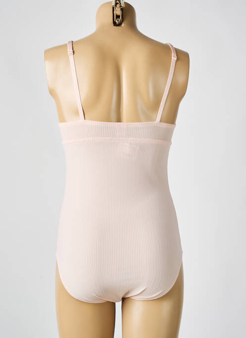 Body lingerie stretch rose FRANCOISE SAGET femme