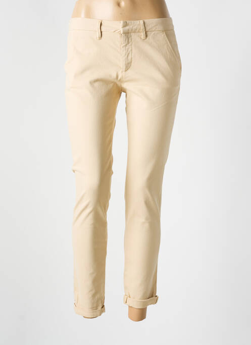 Pantalon 7/8 beige REIKO pour femme