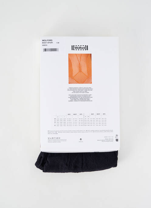 Body lingerie noir WOLFORD pour femme