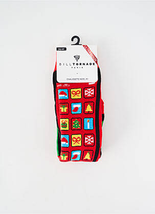 Chaussettes rouge BILLTORNADE pour enfant