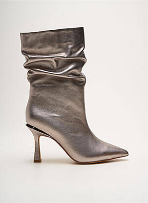 Bottines/boots matière lisse talon de 7 à 9cm or ALMA EN PENA femme
