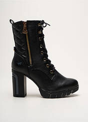 Bottines/Boots noir MUSTANG pour femme seconde vue