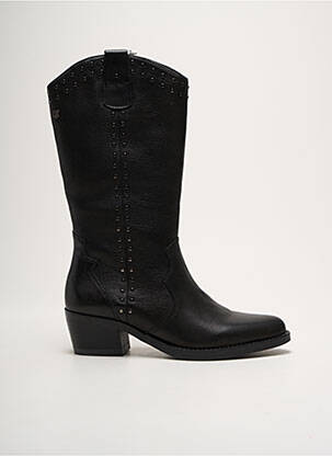 Bottes bout pointu talon de 4 à 6cm noir CARMELA femme
