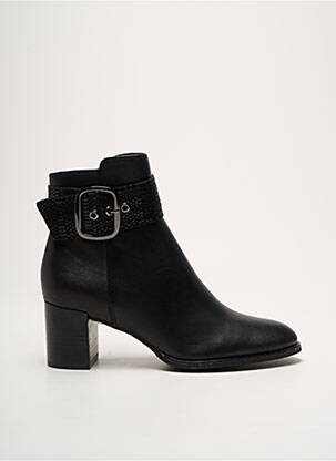 Bottines/boots matière lisse talon de 4 à 6cm noir FUGITIVE BY FRANCESCO ROSSI femme