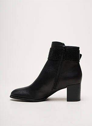 Bottines/boots matière lisse talon de 4 à 6cm noir FUGITIVE BY FRANCESCO ROSSI femme