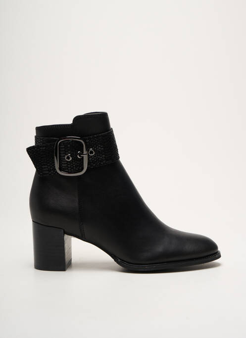 Bottines/boots matière lisse talon de 4 à 6cm noir FUGITIVE BY FRANCESCO ROSSI femme